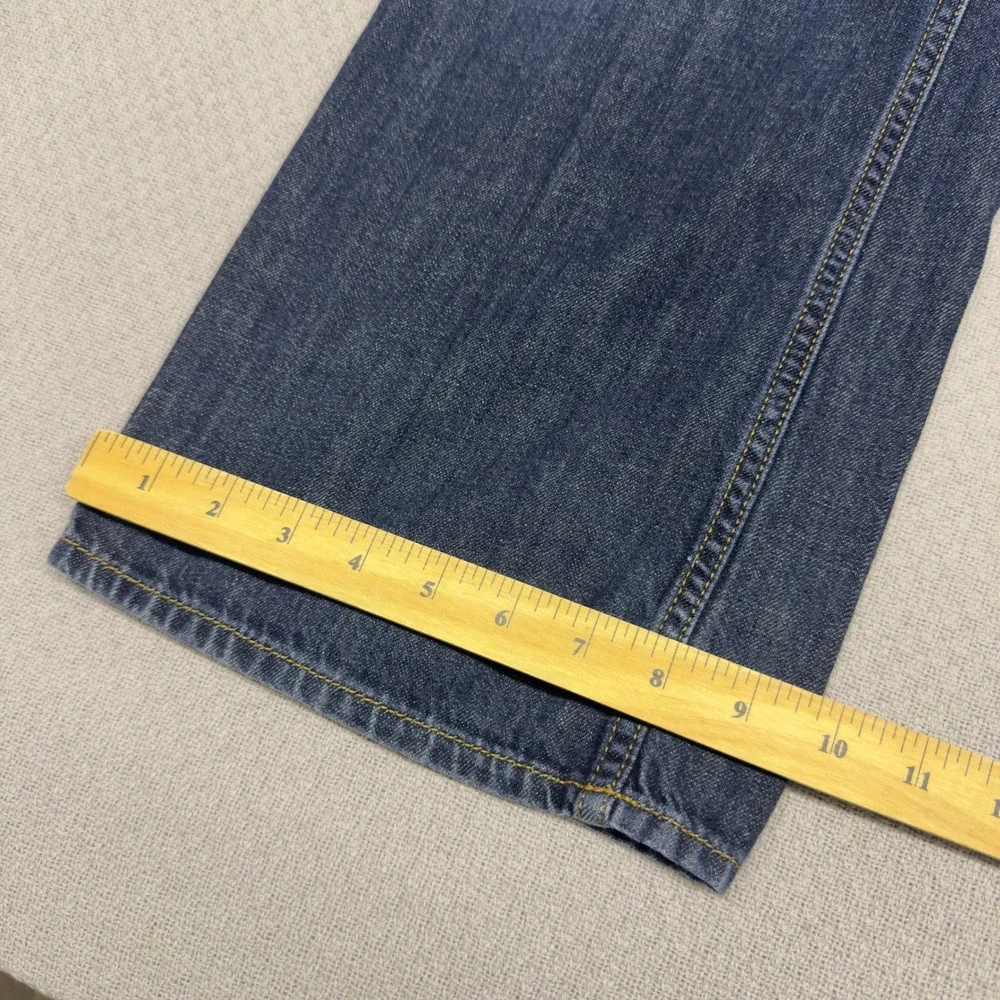 Banana Republic Jeans Mens 34x30 Blue Denim Straight Fit Faded Y2k Casual